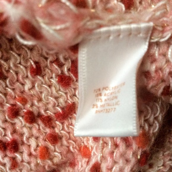 LC Lauren Conrad Pink Patterned Sweater - Picture 5 of 7